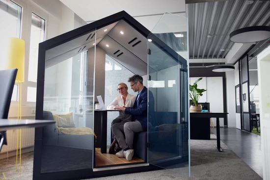 Reimagine office spaces with hybrid workplace solutions